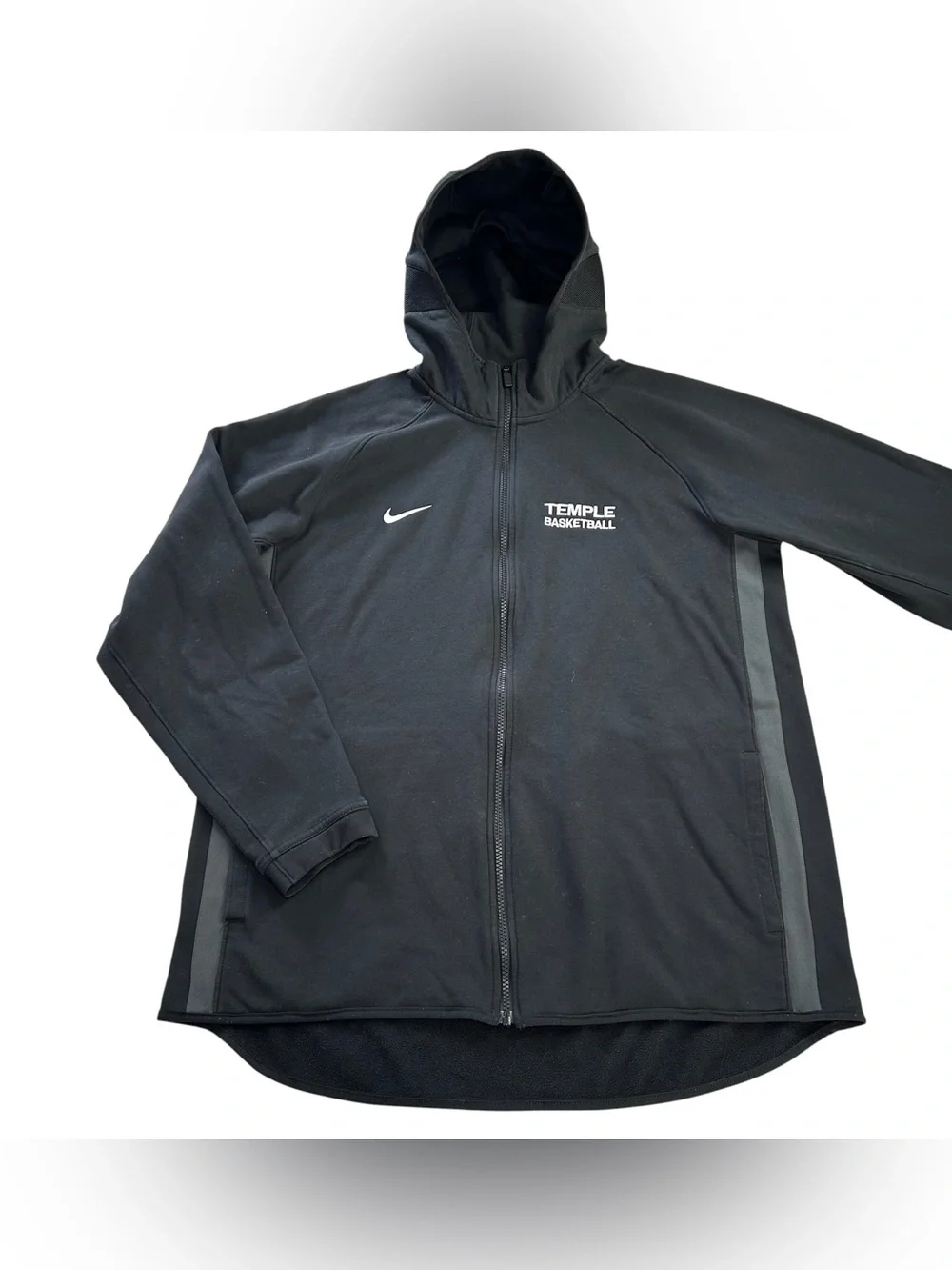 Nike Temple Owls Basketball Mens TEAM ISSUED Dri-FIT Showtime Full-Zip Jacket XL